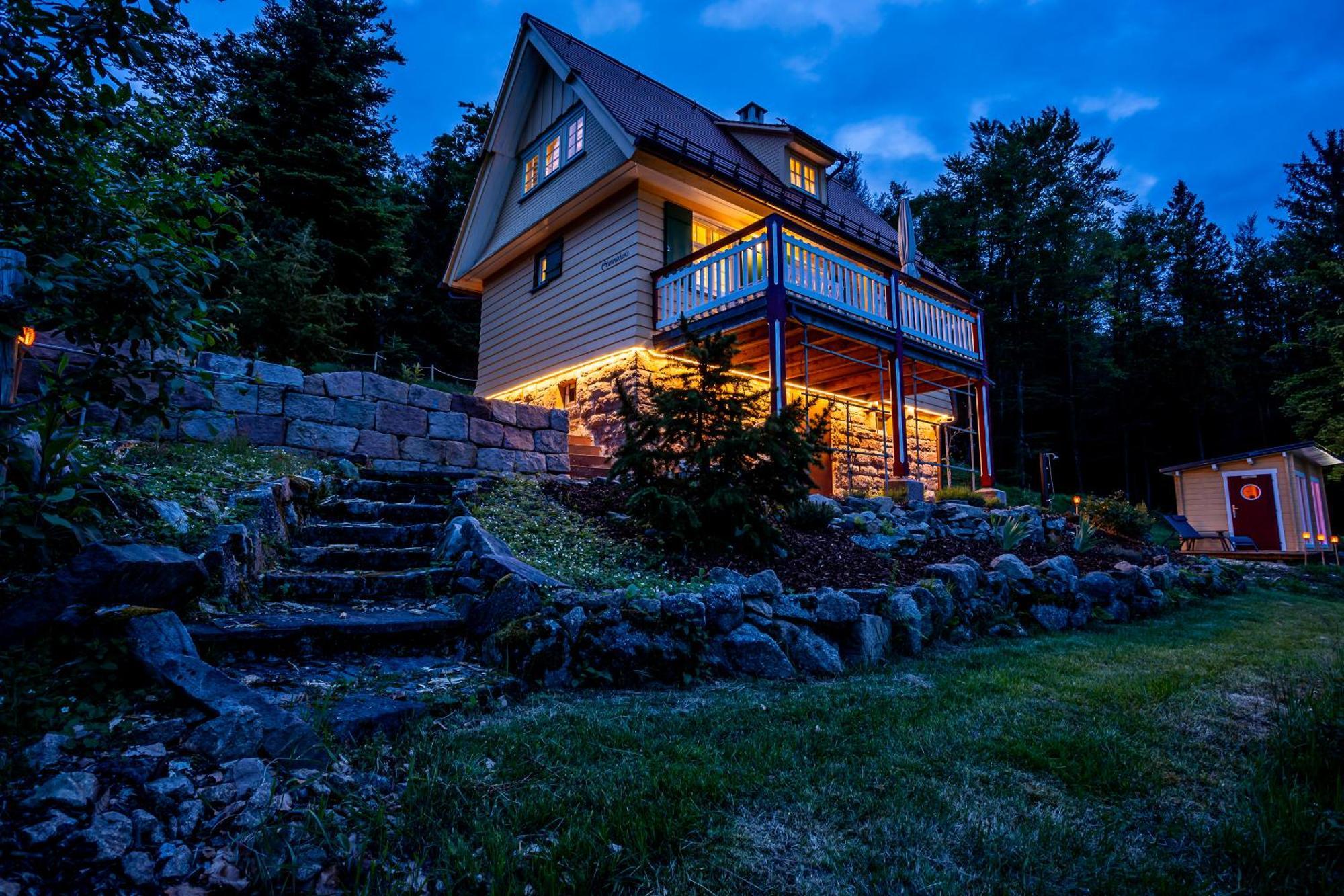Sonnenhaeusle - Natur. Fernblick. Panorama-Sauna. Sasbachwalden Exterior photo