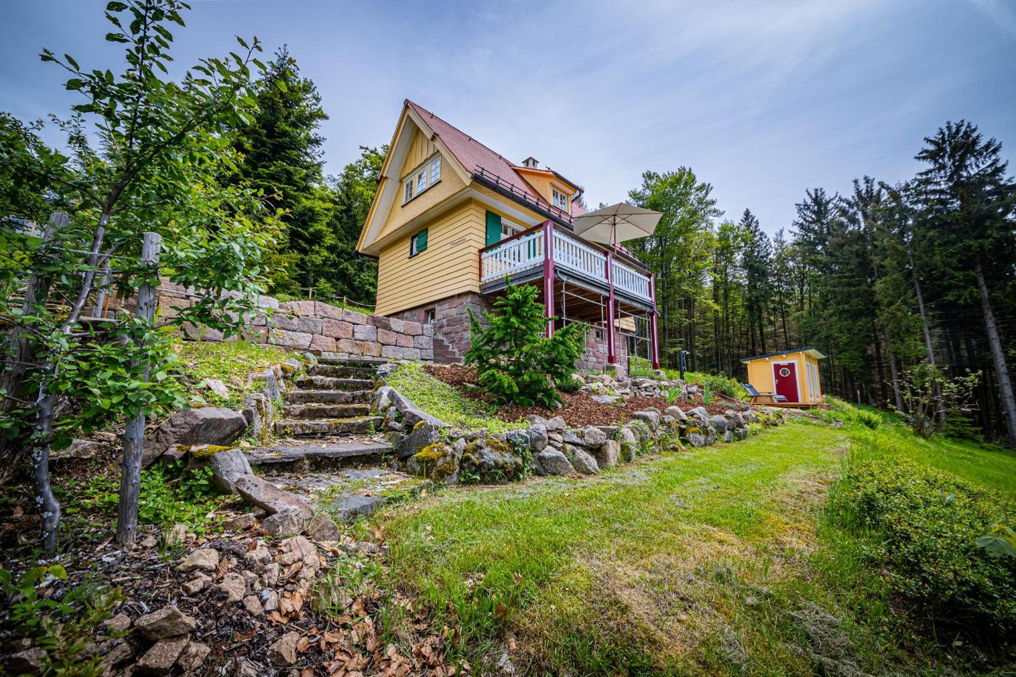 Sonnenhaeusle - Natur. Fernblick. Panorama-Sauna. Sasbachwalden Exterior photo